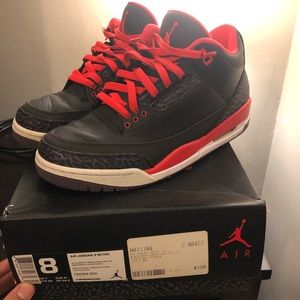 Retro Jordan 3 Crimson